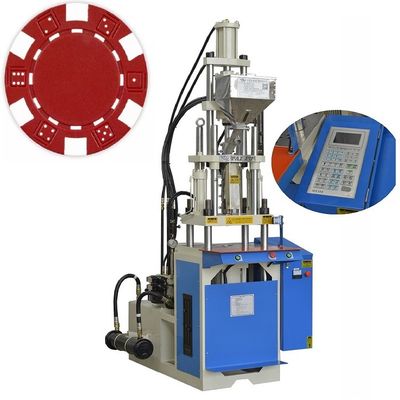 Máquina de moldagem por injecção vertical de pequena dimensão de 25 toneladas, de boa qualidade, utilizada para fichas de póquer
