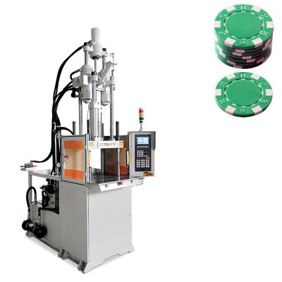 Máquina de moldagem por injecção vertical de plástico de 35 toneladas para fabricação de fichas de póquer