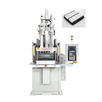Máquina de moldagem por injecção vertical de slide único para fabricação de filtros
