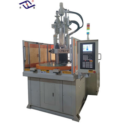 Máquina de moldagem por injecção de plástico rotativo vertical para fabricação de parafusos