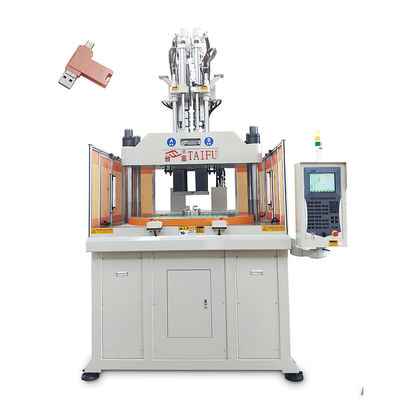 Máquina de moldagem por injecção vertical de duas cores para fabricação de disco U