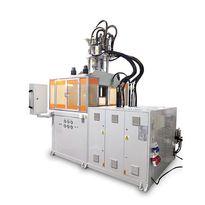 Máquina de moldagem por injecção vertical de duas cores para fabricação de disco U