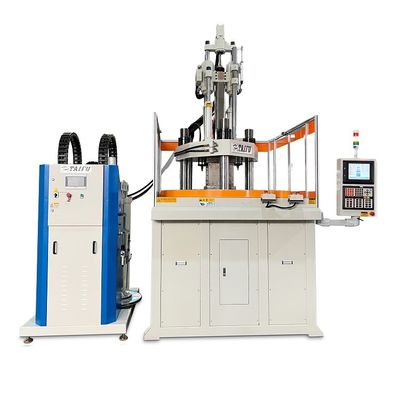 Máquina de fabricação de chupeta de bebê de silicone líquido 160T Máquina de moldagem por injeção vertical