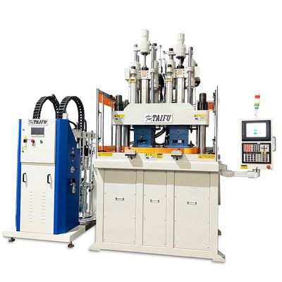 Máquina de moldagem por injecção vertical de silicone líquido de duas cores para chupeta de bebê