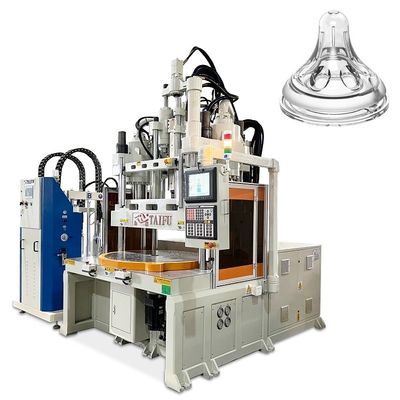 Máquina de moldagem por injecção vertical LSR rotativa de banco de trabalho baixo usada para chupeta para bebê