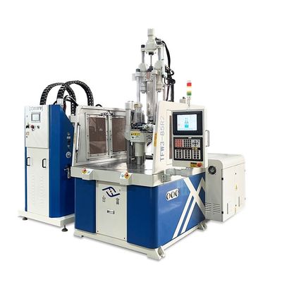 Máquina de moldagem por injecção rotativa de banco de trabalho vertical LSR para chupeta para bebê