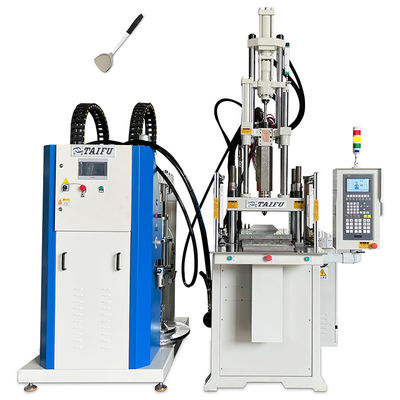 Máquina de moldagem por injecção vertical de silicone líquido para fabricação de espátulas