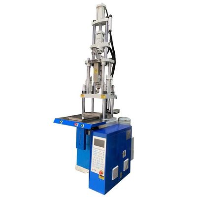 Máquina de moldagem por injecção de plástico vertical de 25 toneladas, de deslizamento único, para linhas de fones de ouvido