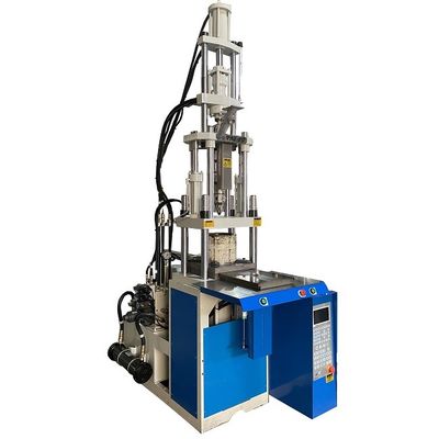Máquina de moldagem por injecção de plástico vertical de 25 toneladas, de deslizamento único, para linhas de fones de ouvido