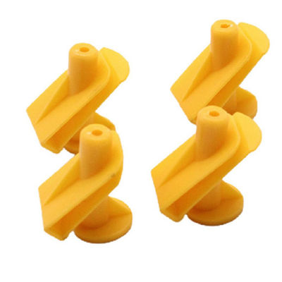 Clips de montagem de carroçaria do veículo fabricados por máquina de moldagem por injecção vertical de slide único