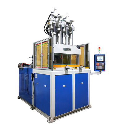 Máquina de moldagem por injecção vertical de duas cores de alta eficiência para fabricação de artigos de cozinha