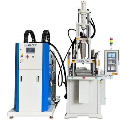 Máquina de moldagem por injecção vertical de silicone líquido de 55 toneladas para fabricação de cobertura de silicone automática