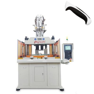 Máquina de moldagem por injecção vertical de duas cores de alta eficiência para fabricação de artigos de cozinha