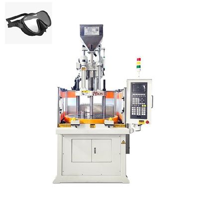 Máquina de moldagem por injecção vertical rotativa de 35 toneladas para fabricação de óculos de mergulho