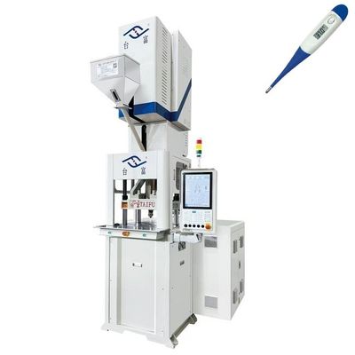 Máquina de moldagem por injecção vertical híbrida elétrica a óleo para fabricação de invólucros de termômetros