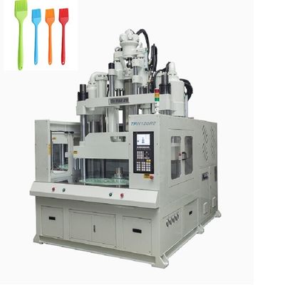 Máquina de moldagem por injecção vertical de mesa rotativa de 120 toneladas para fabricação de escovas de óleo