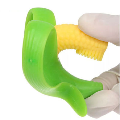 Máquina de moldagem por injecção LSR de duplo deslizamento vertical para fabricação de molares infantis