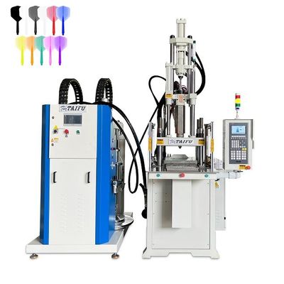 Máquina de moldagem por injecção vertical de silicone líquido de 55 toneladas para fabricação de cauda de dardos