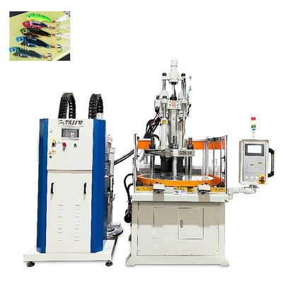 Máquina de moldagem por injecção vertical de silicone líquido de 55 toneladas para fabricação de produtos de isca de pesca