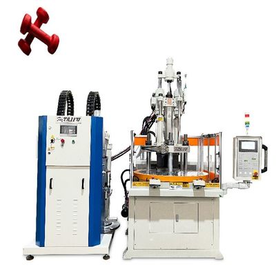 Máquina de moldagem por injecção vertical de silicone líquido de 55 toneladas para fabricação de halteres