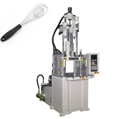 Máquina de moldagem por injecção vertical de plástico para fabricação de batedores de ovos
