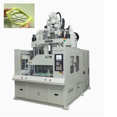 Máquina de moldagem por injecção vertical de mesa rotativa de 120 toneladas para fazer divisor de frutas