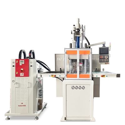 Máquina de moldagem por injecção LSR de duplo deslizamento vertical para fabricação de grelhas de gelo
