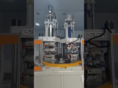 Máquina de moldagem por injecção de silicone LSR de duas cores de 120 toneladas com mesa rotativa